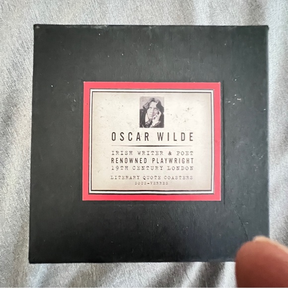 Restoration Hardware Oscar Wilde Coasters - Picture 5 of 9
